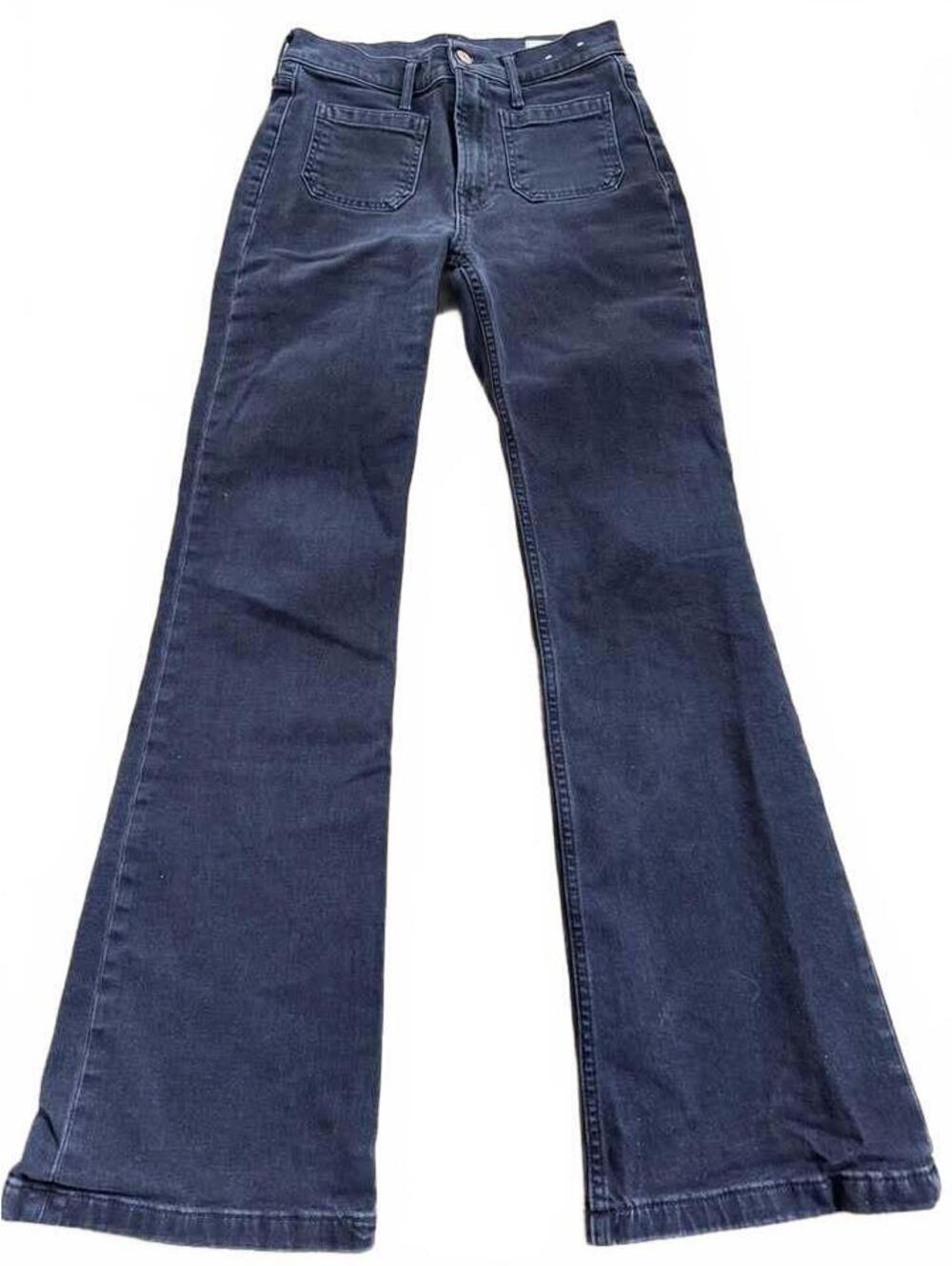 Women’s Gap 70s High Rise Flare Jeans Sz 2 Black